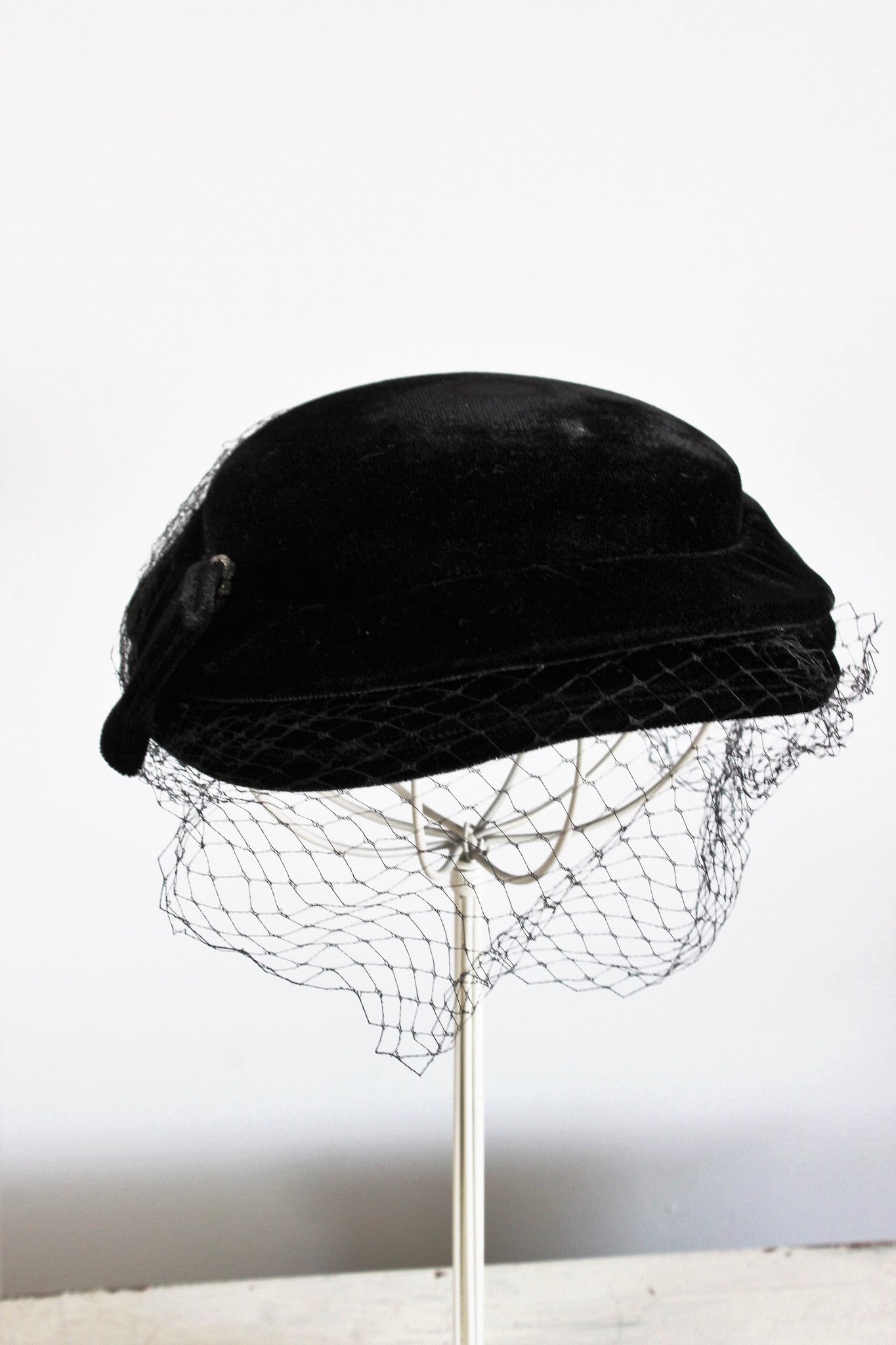 Black Distressed Hat - LV – Beauty Bird Vintage