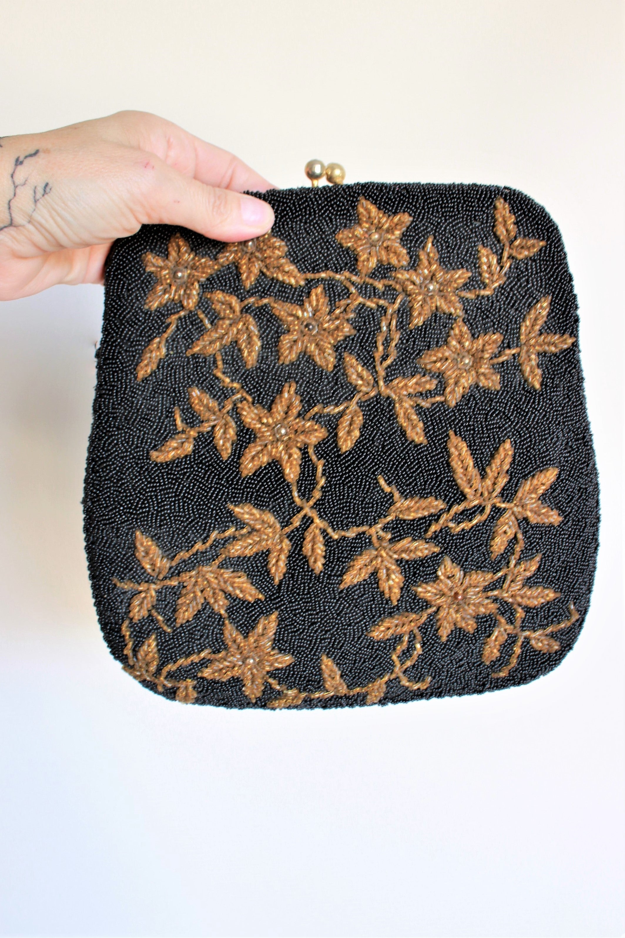 Vintage Beaded Floral Clutch — Nightingale Supply Co.