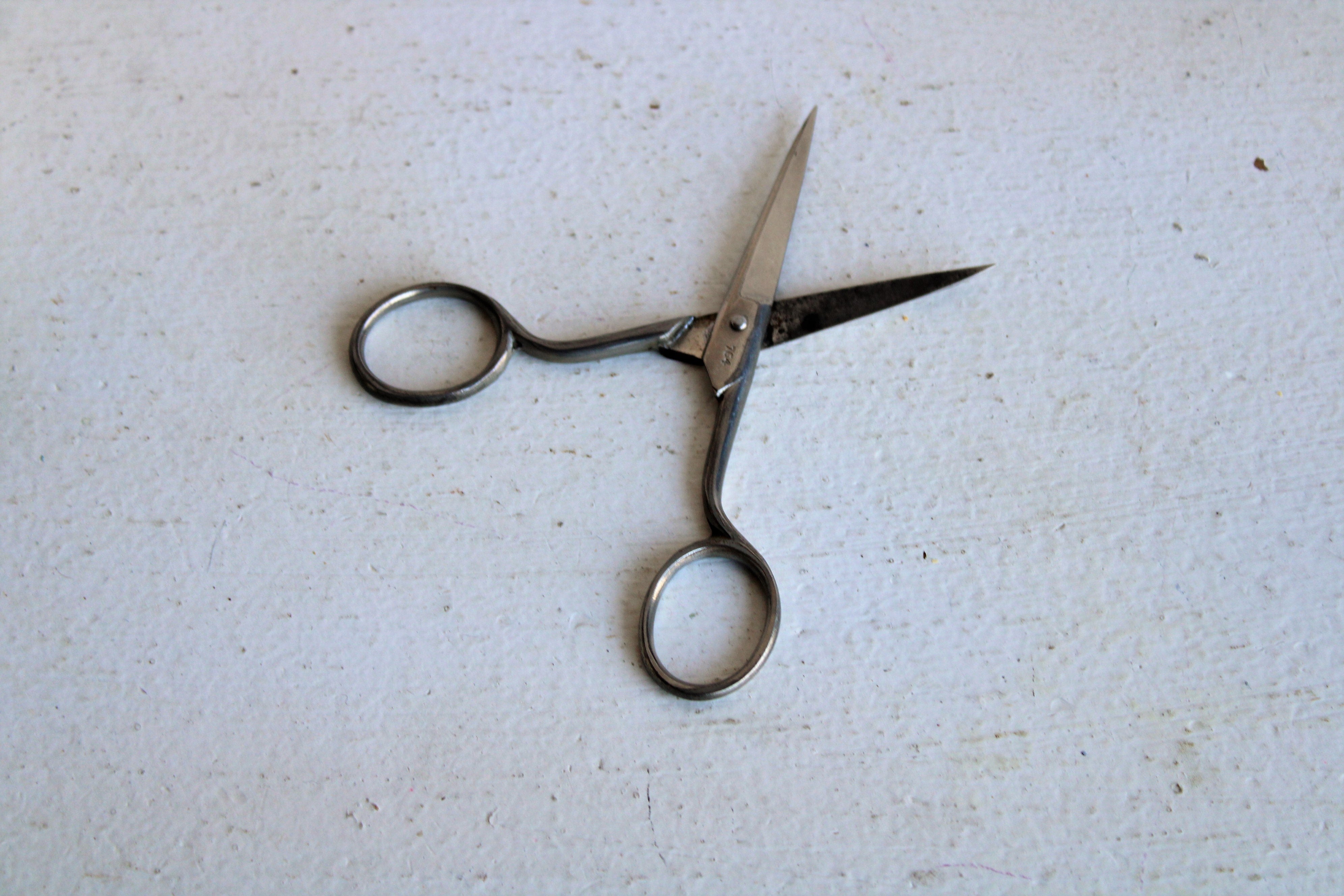 Old Knitting Scissors Stock Photo 142019464