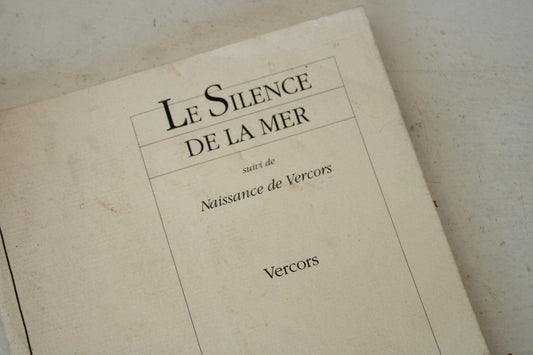 Vintage 1990s Book, "Le Silence de la Mer" by Jean Bruller