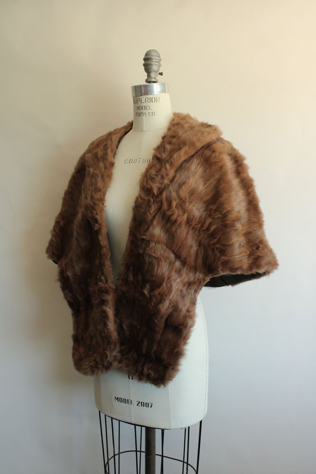 Vintage 1950s Fur Wrap