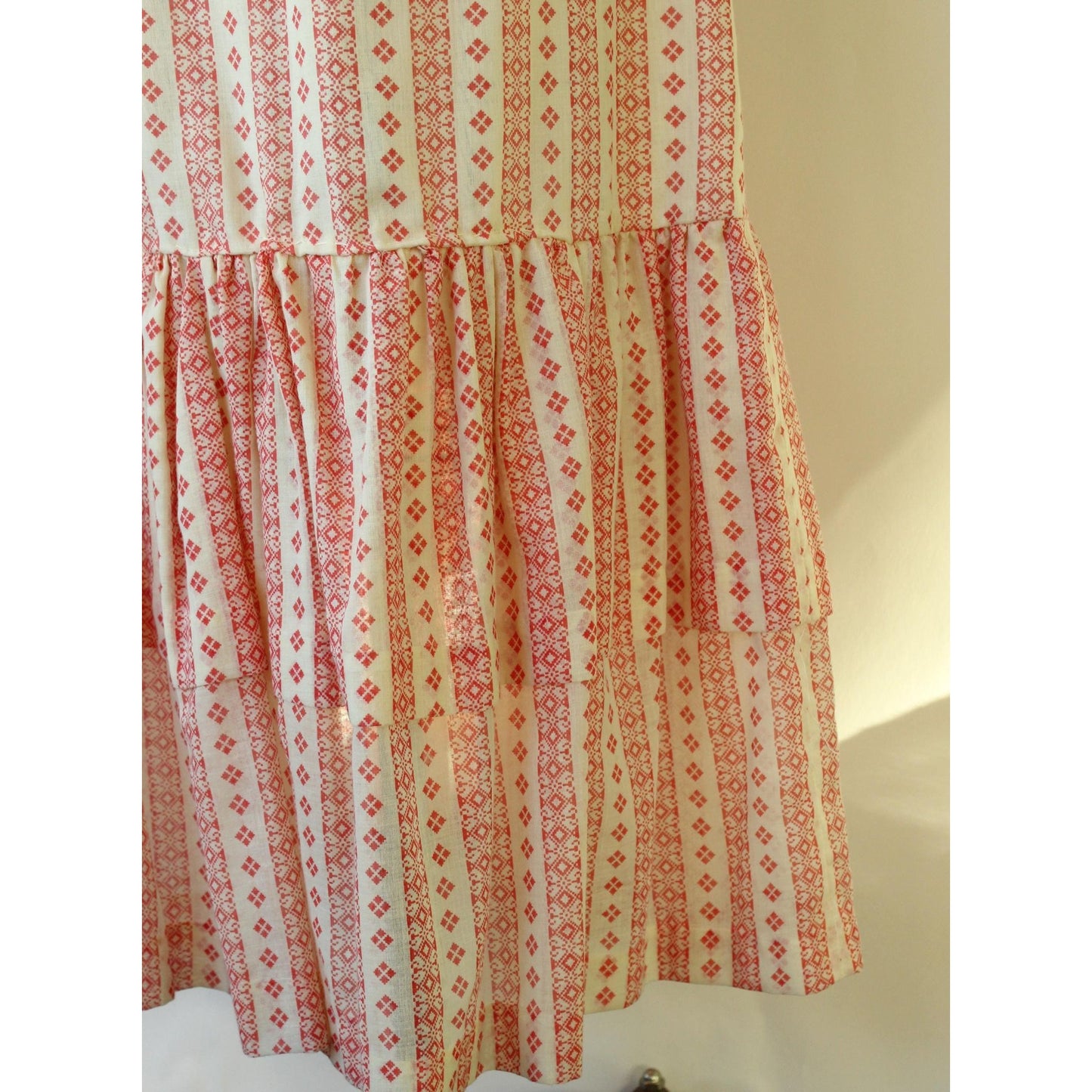 Vintage 1960s 1970s Peasant Style Skirt and Blouse by Neiman-Marcus