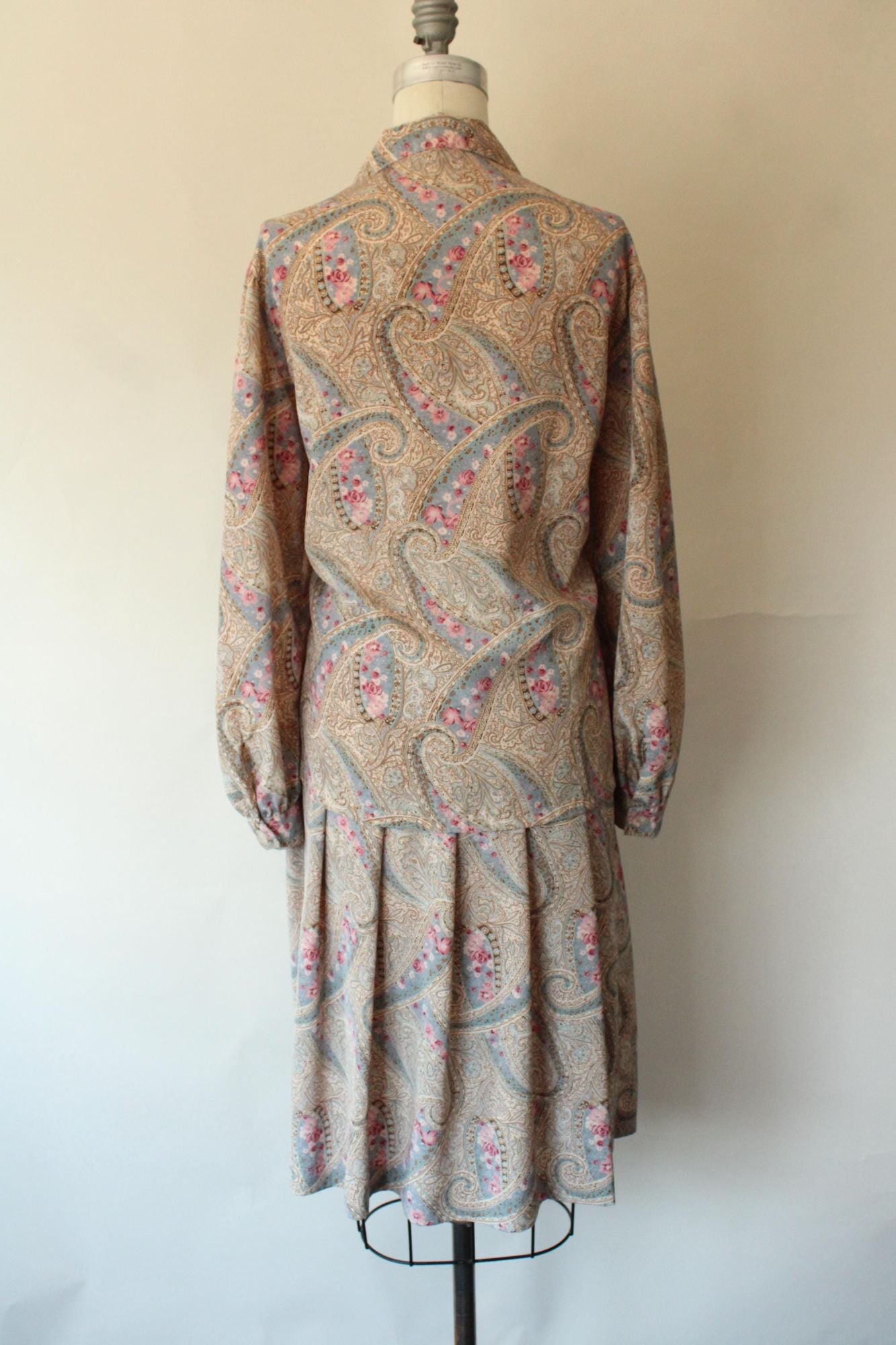 Vintage 1990s Skirt and Blouse Set by Koret