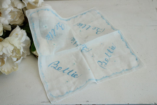 Vintage 1950s Handkerchief for Bettie