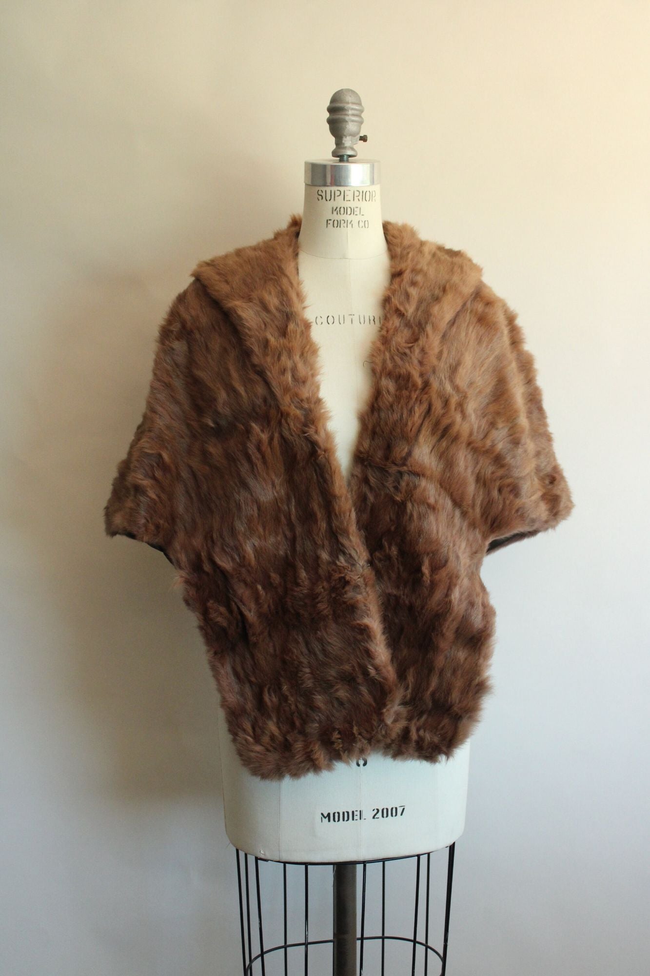 Vintage 1950s Fur Wrap