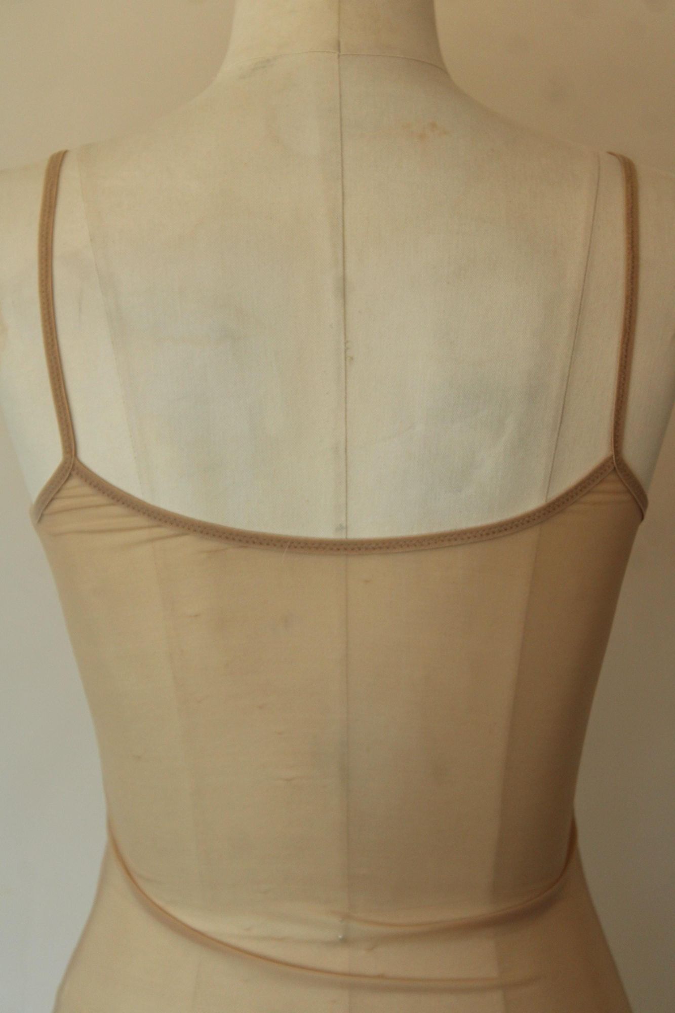 Vintage 1990s 2000s Calvin Klein Tan Nylon Camisole