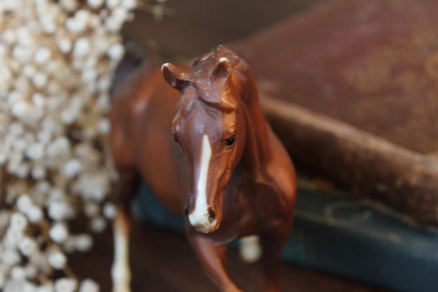 Vintage 1970s Breyer Horse, Classic Arabian Mare, #3055ma, Chestnut Chalky,  Hagen-Renaker