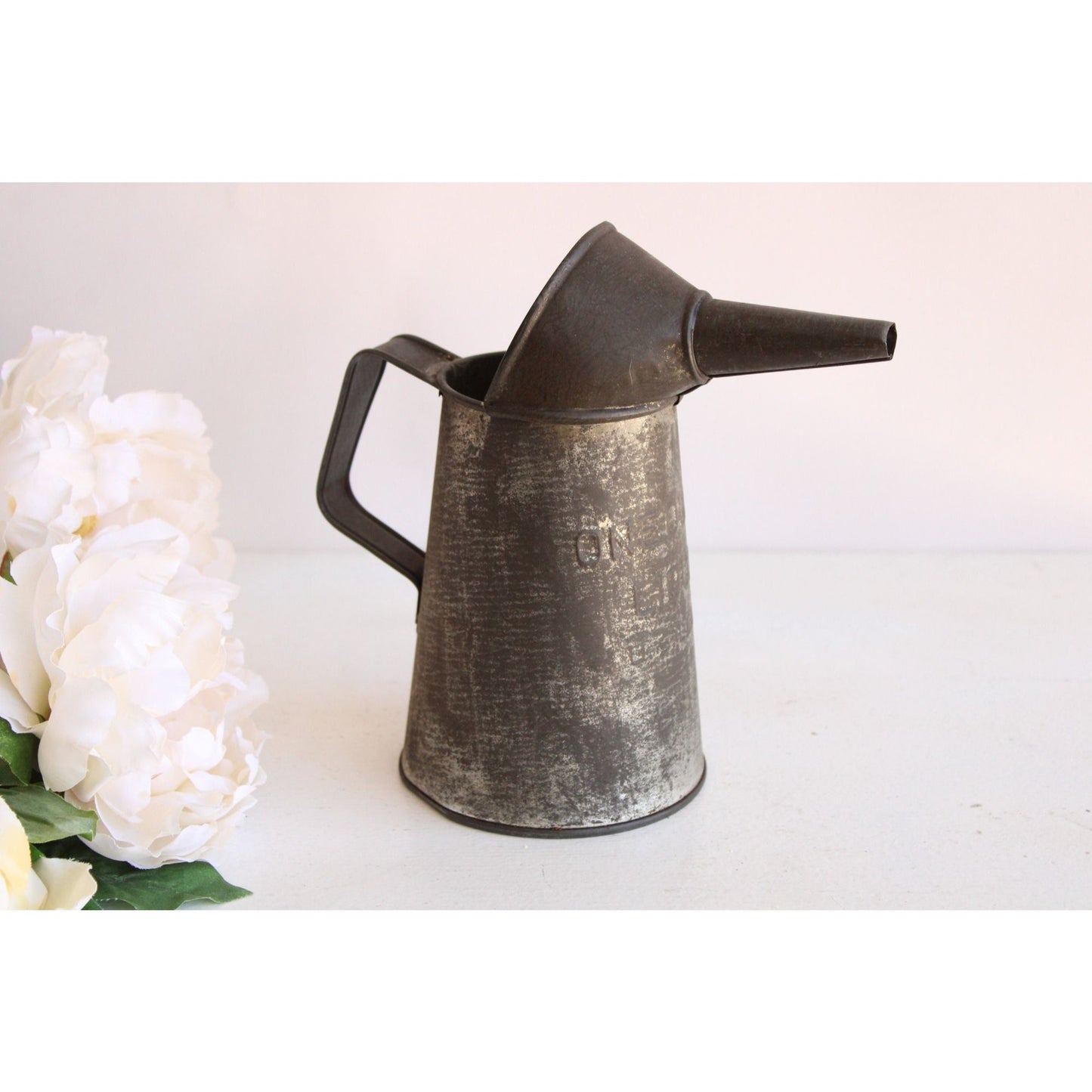 Vintage 1930s 1940s Oil Can With Spout