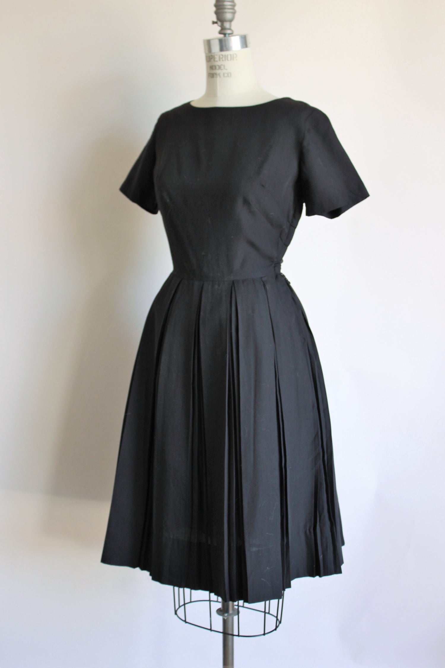 Vintage 1950s Black Fit And Flare Dress by Kay Windsor – Toadstool Farm ...