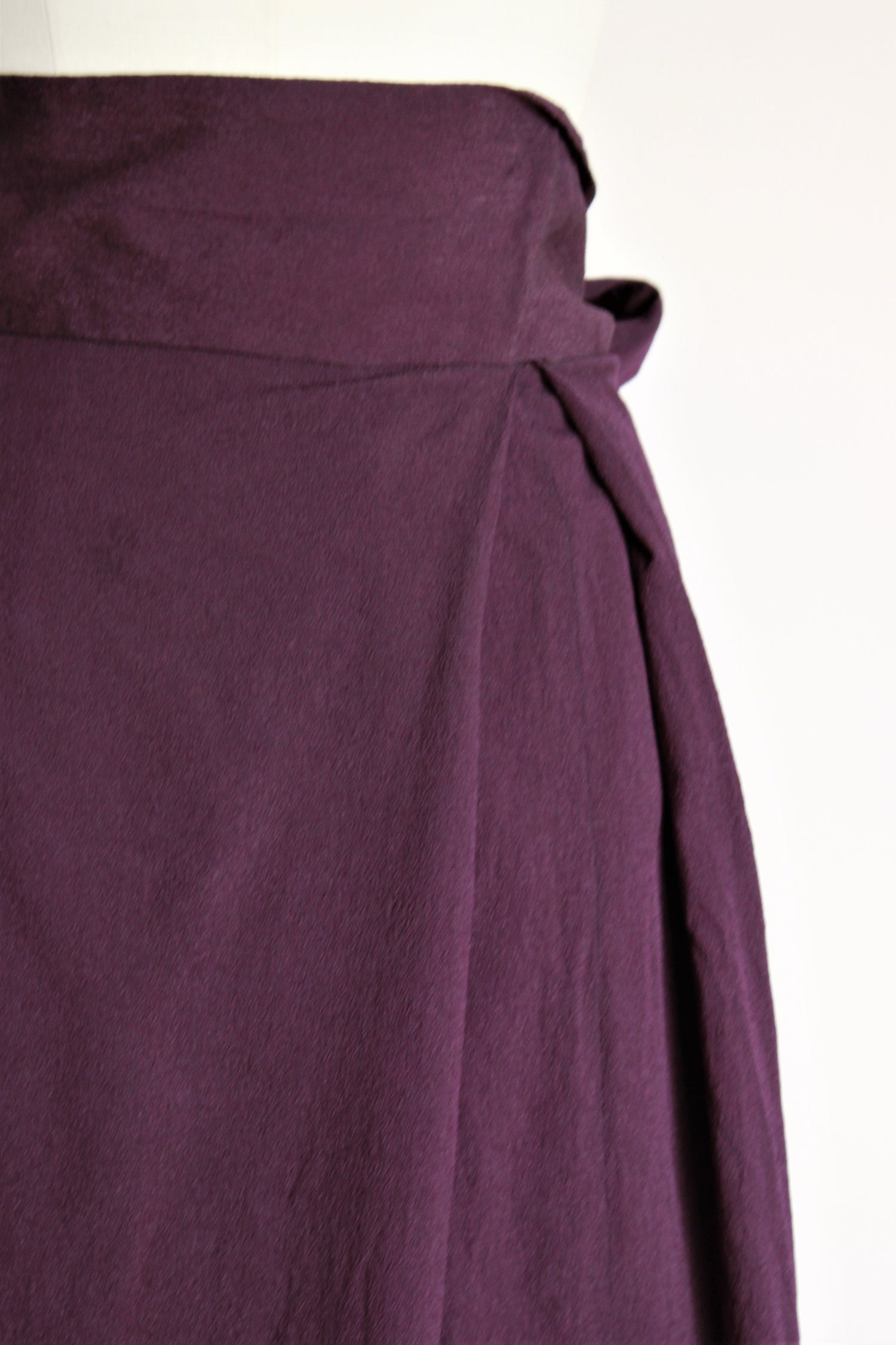 Vintage 1940s Purple Rayon Wrap Skirt – Toadstool Farm Vintage