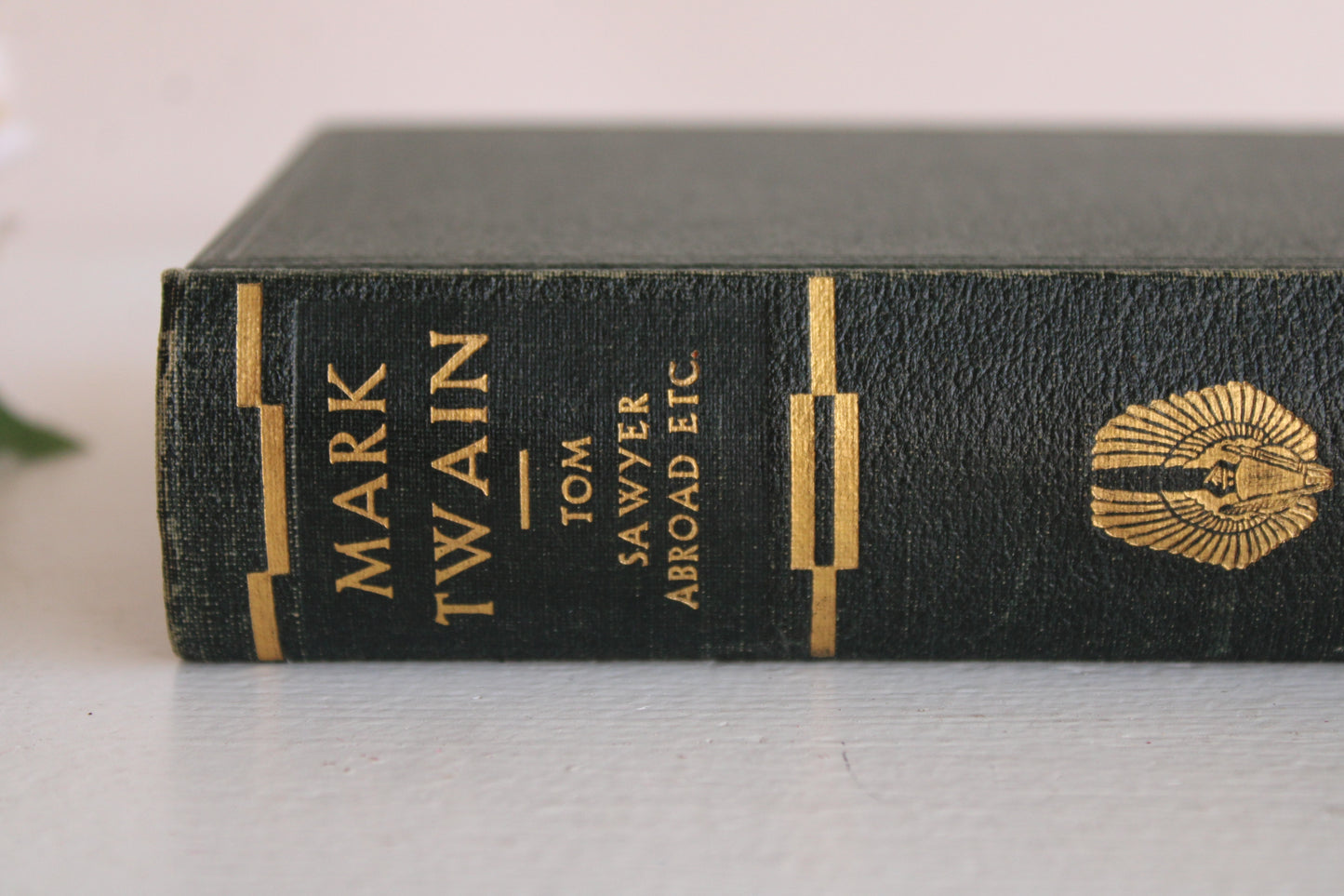 Vintage 1920s Mark Twain Book,  "Tom Sawyer Abroad, Tom Sawyer Detective And Other Stories"