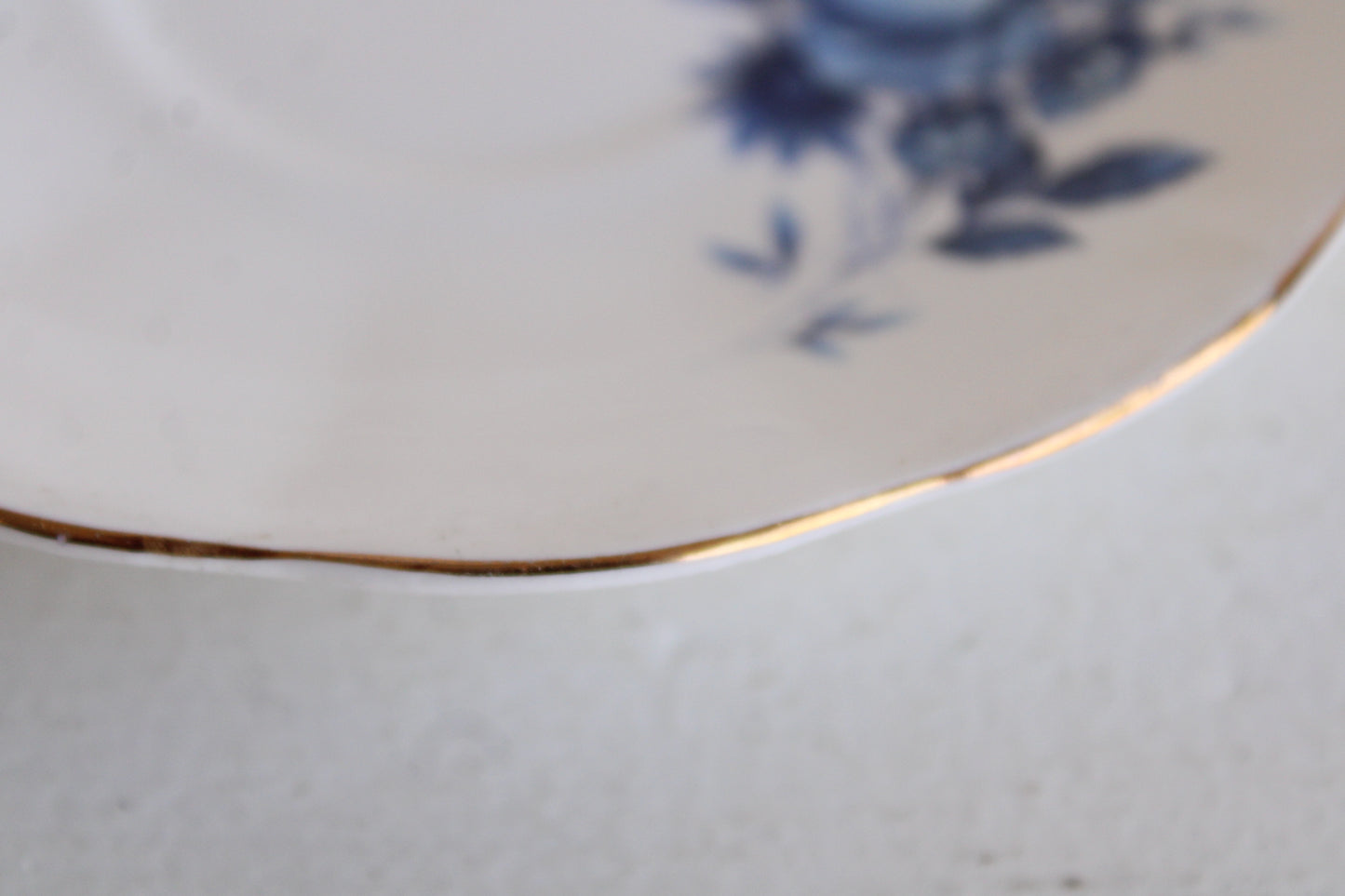 Vintage Blue and White Saucer