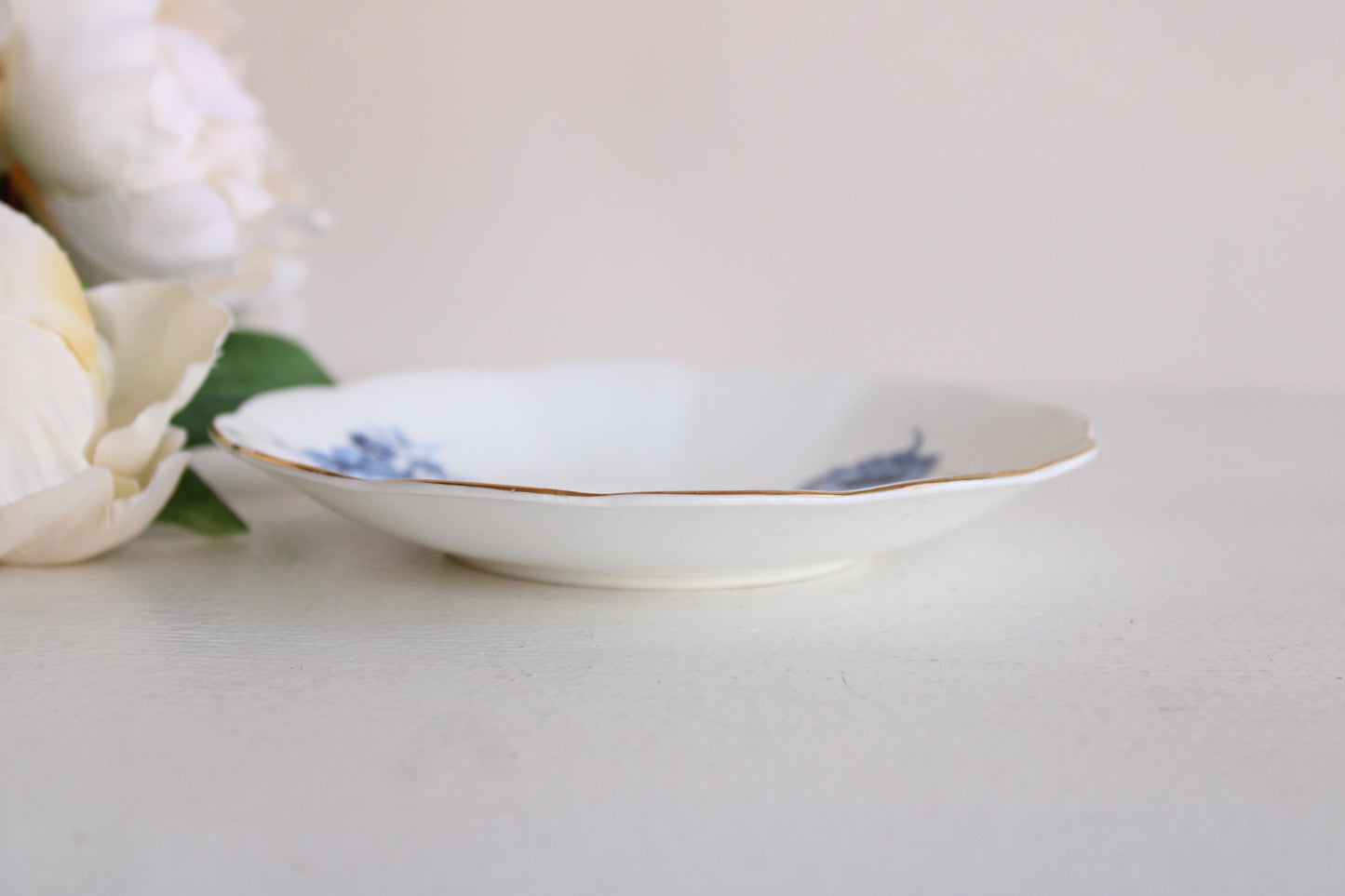 Vintage Blue and White Saucer