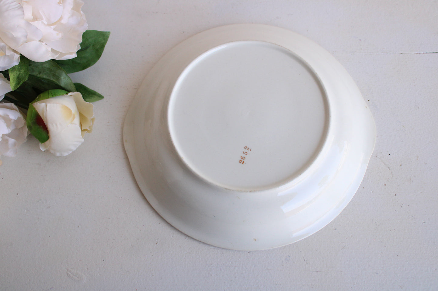 Vintage 1950s Lusterware Serving Bowl