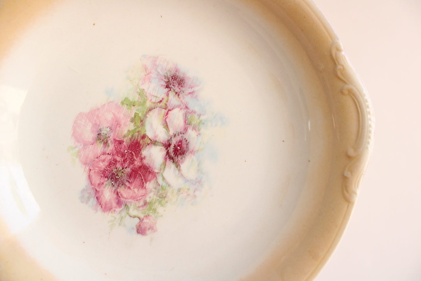 Vintage 1950s Lusterware Serving Bowl