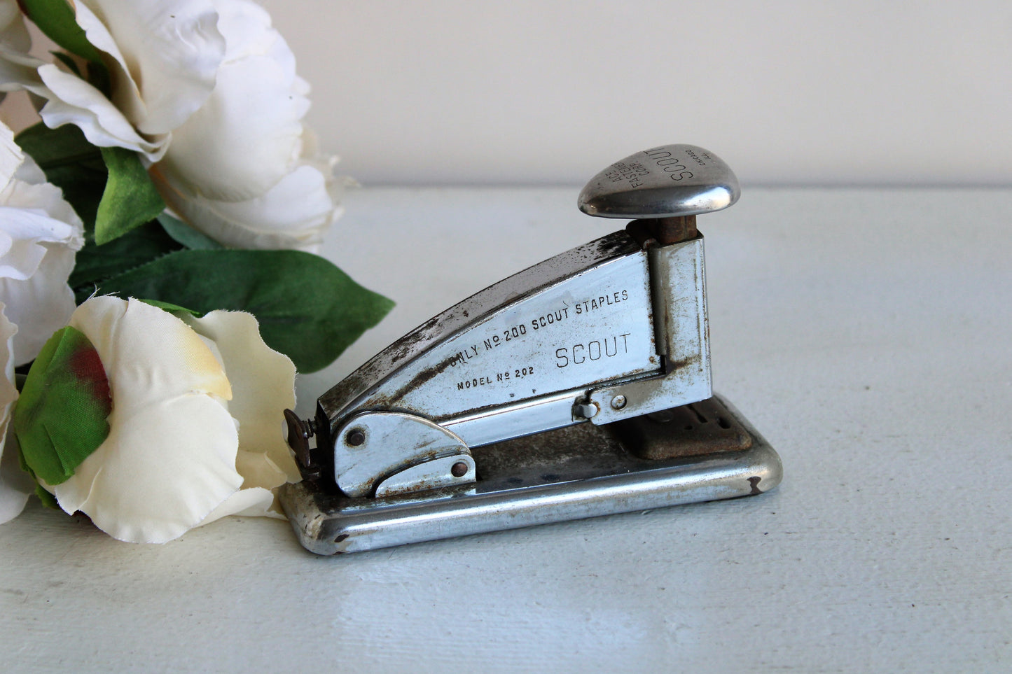 Vintage 1940s Scout Stapler by Ace Fastener