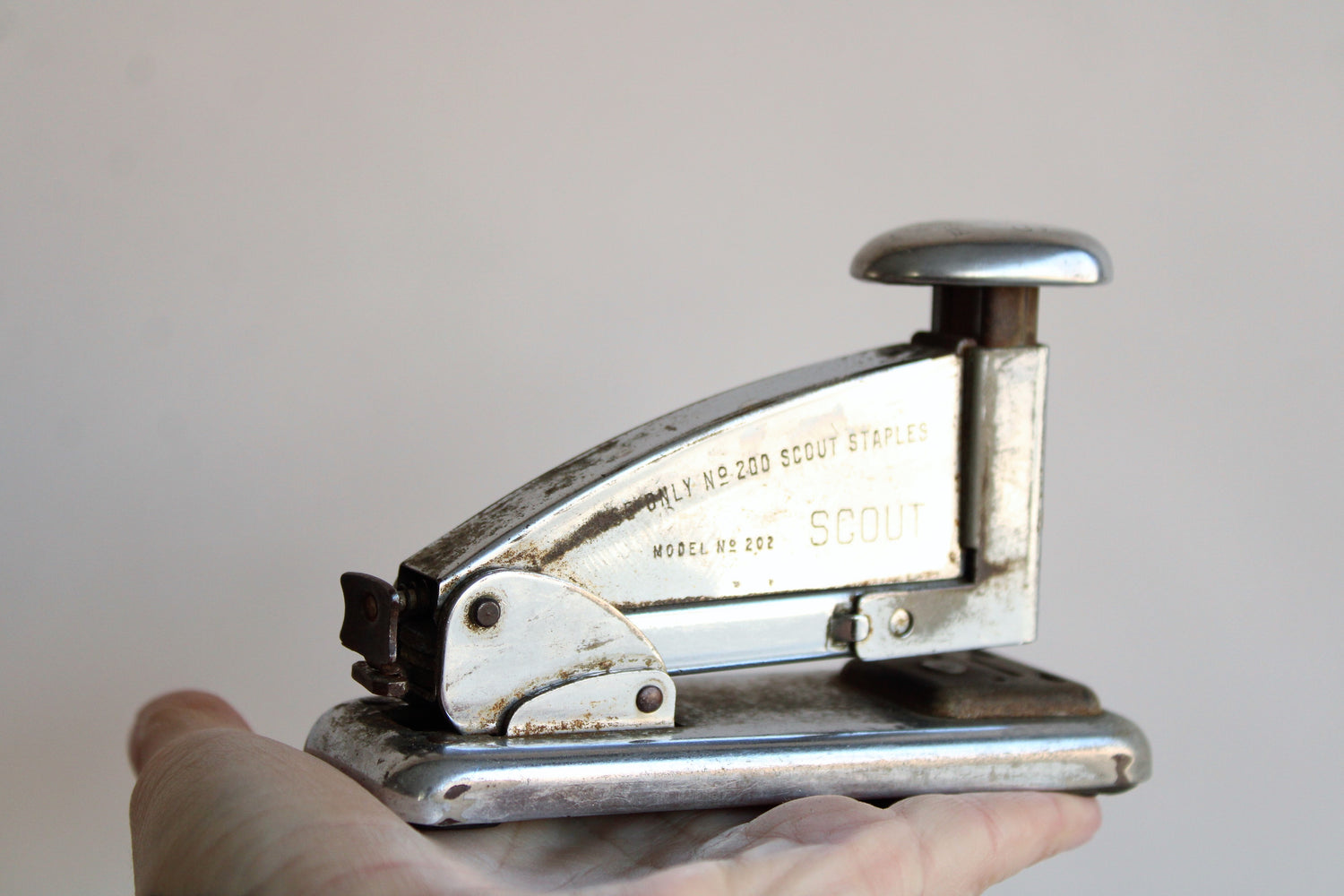 Vintage 1940s Scout Stapler by Ace Fastener