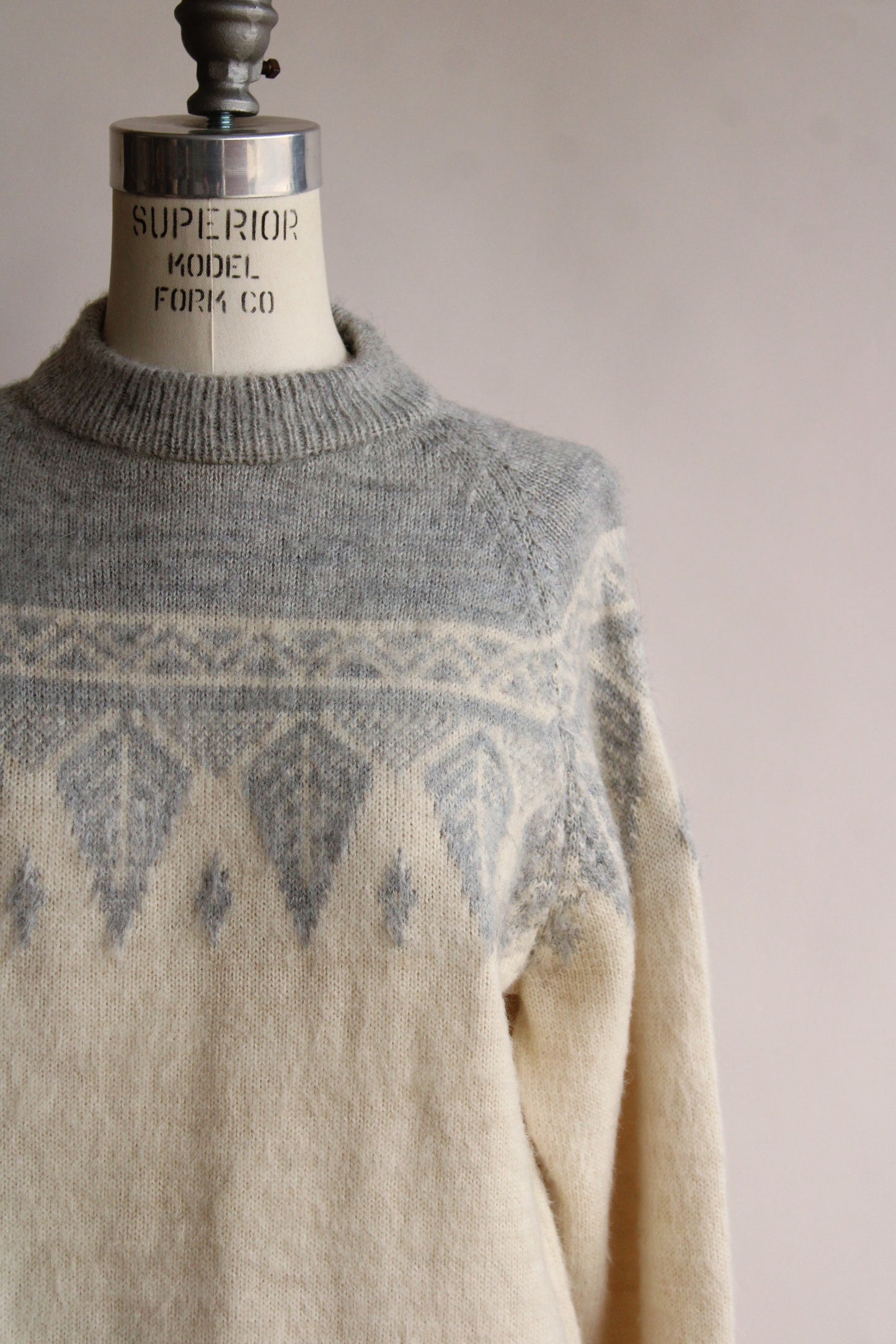 Vintage 1970s Nordic Style Sweater