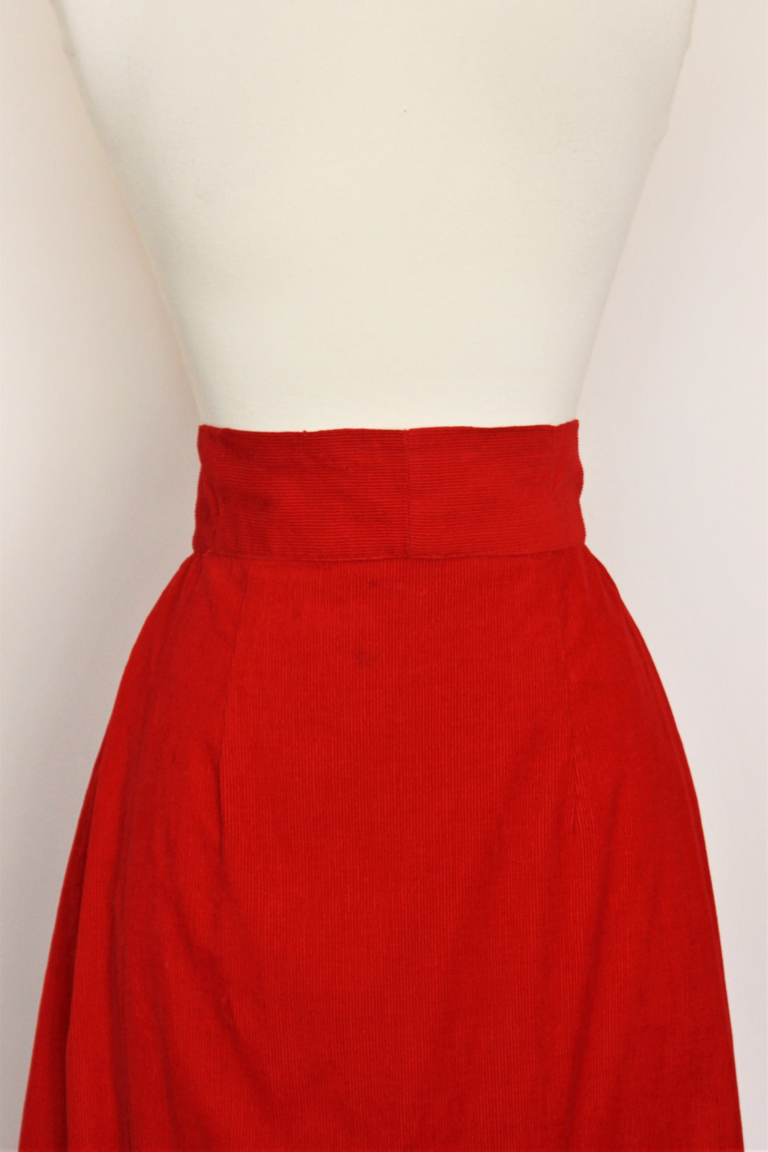 Vintage 1940s Does 1900s Red Corduroy Skirt – Toadstool Farm Vintage
