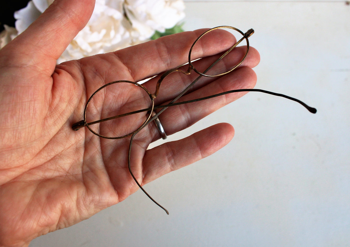 Antique Victorian Wire Spectacle Frames