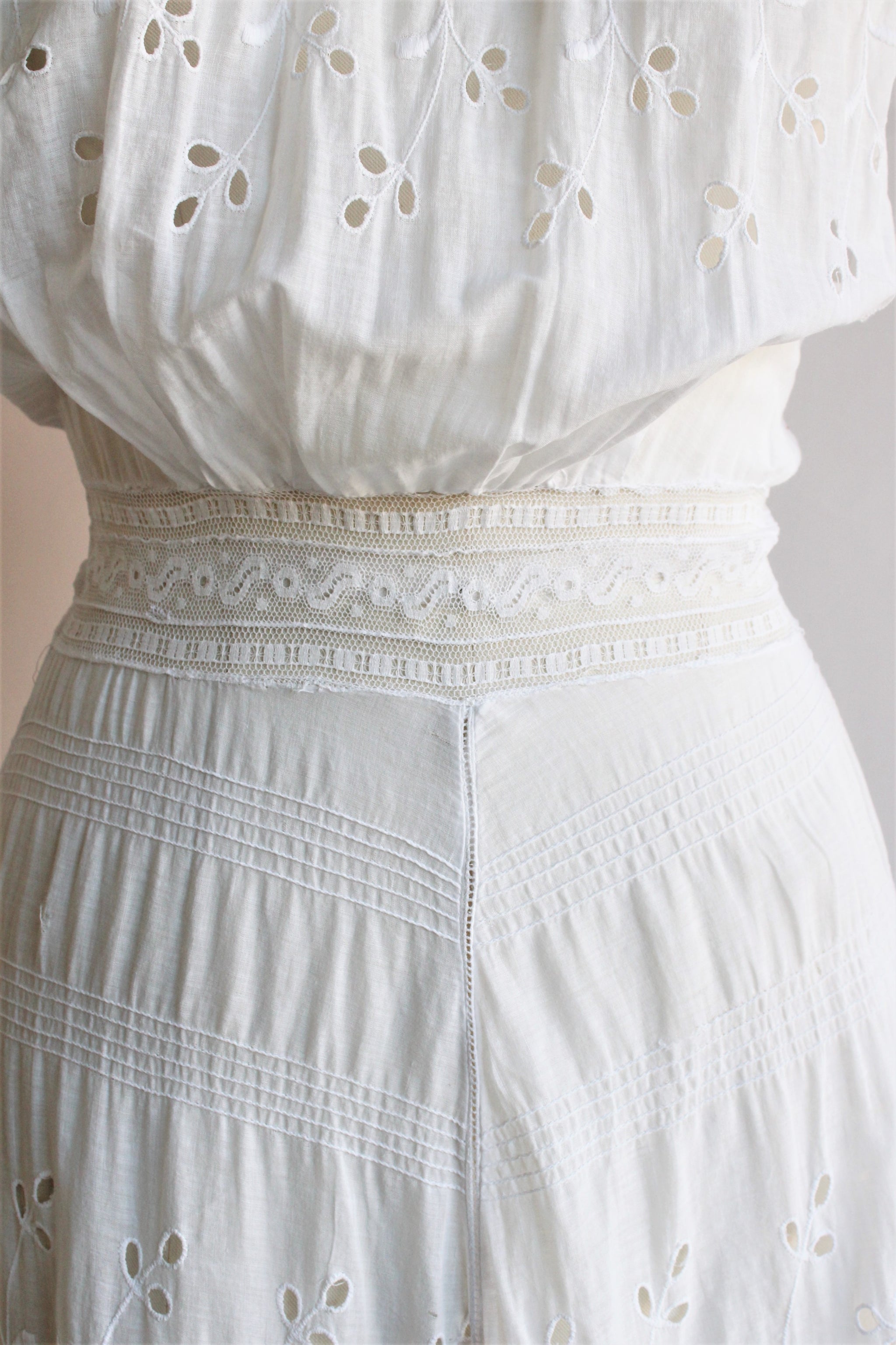 Vintage Antique 1900s Edwardian White Dress – Toadstool Farm Vintage