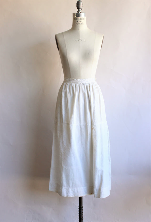 Vintage White Edwardian Petticoat – Toadstool Farm Vintage