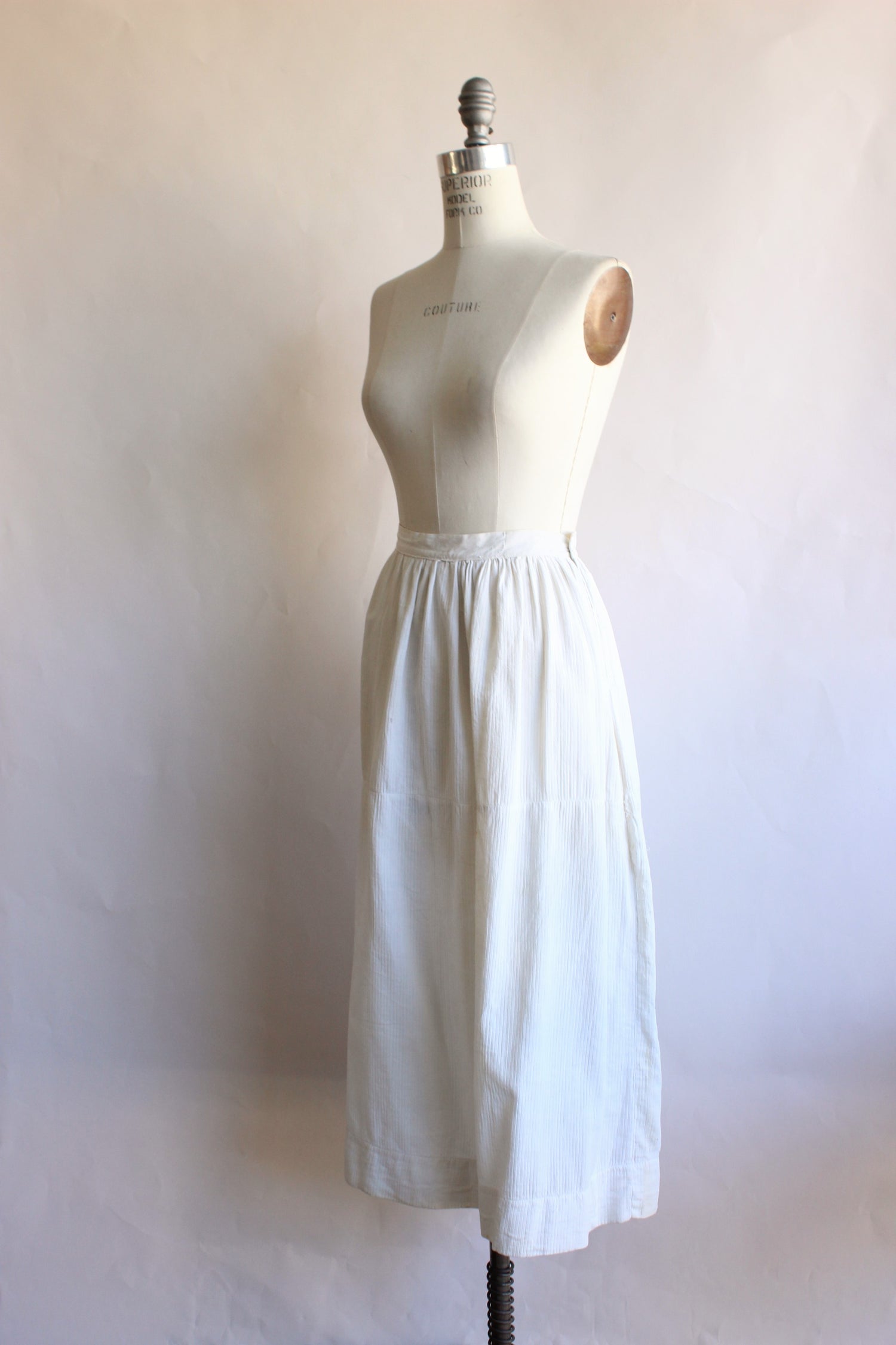 Vintage White Edwardian Petticoat – Toadstool Farm Vintage